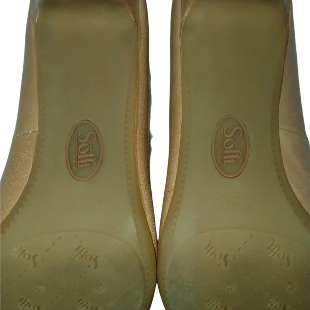 Sofft Leather Pumps Light Brown Shoes Women's Size 8.5 M‎